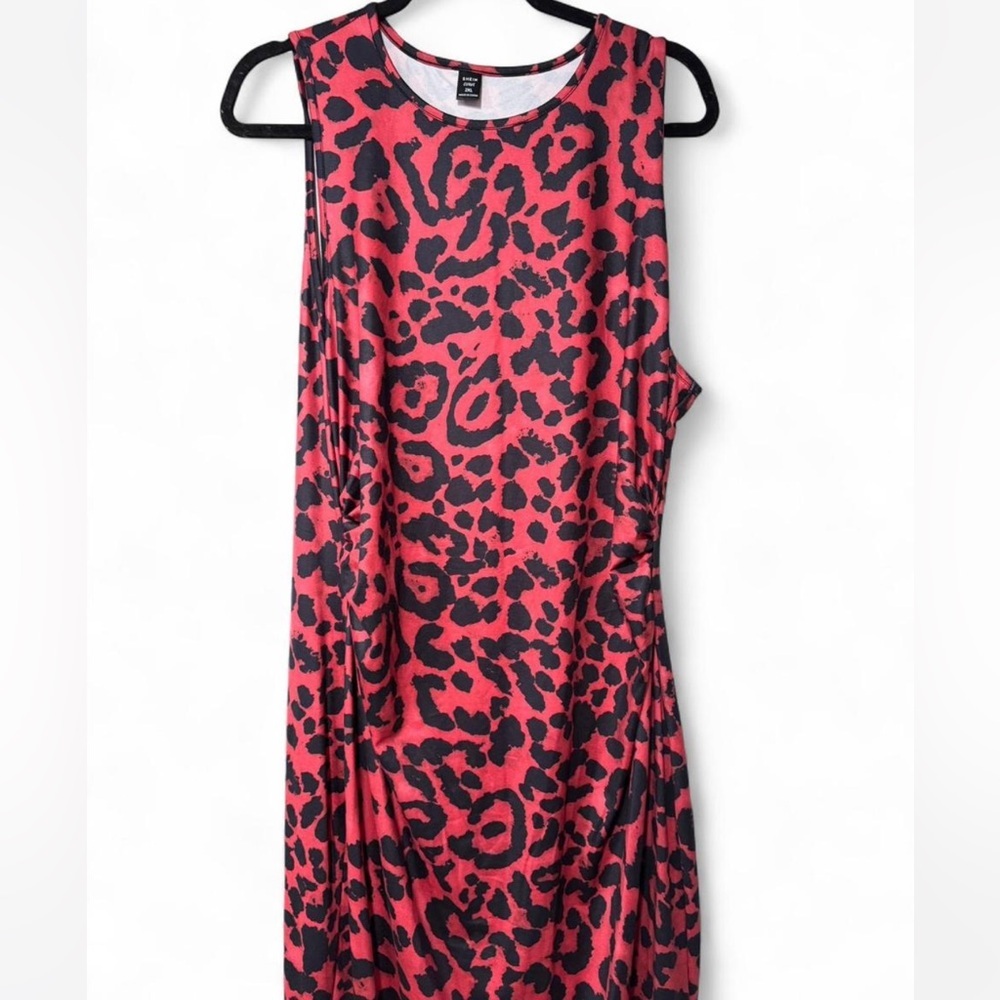 SHEIN Red and Black Animal Print Maxi Dress - Picture 2 of 6